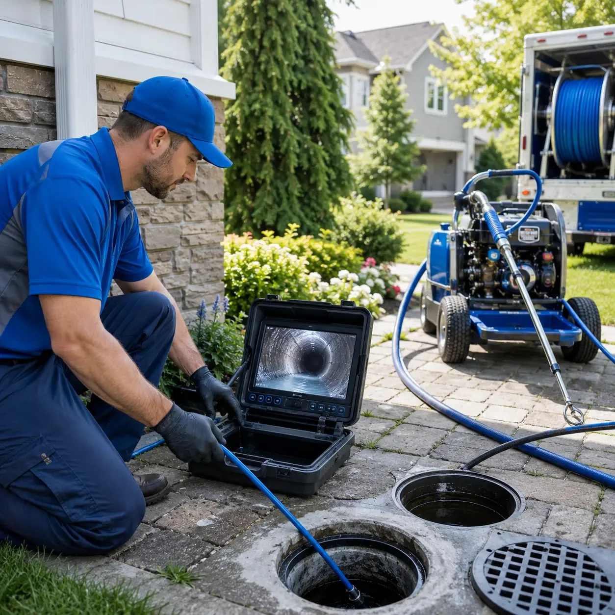 Outdoor drain cleaning professionals serving Bridgewater, IA